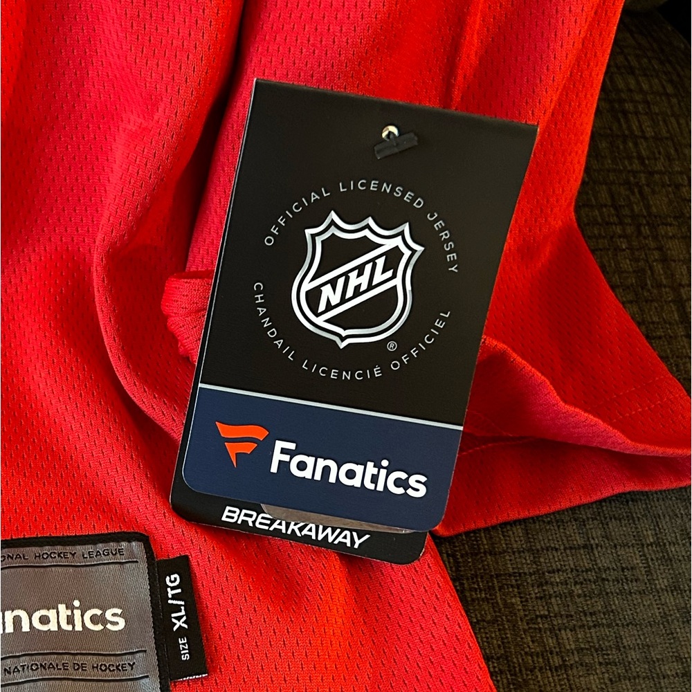 Fanatics Authentic New Jersey Devils Breakaway Hockey Home Jersey Men’s Sz: XL - Picture 4 of 6
